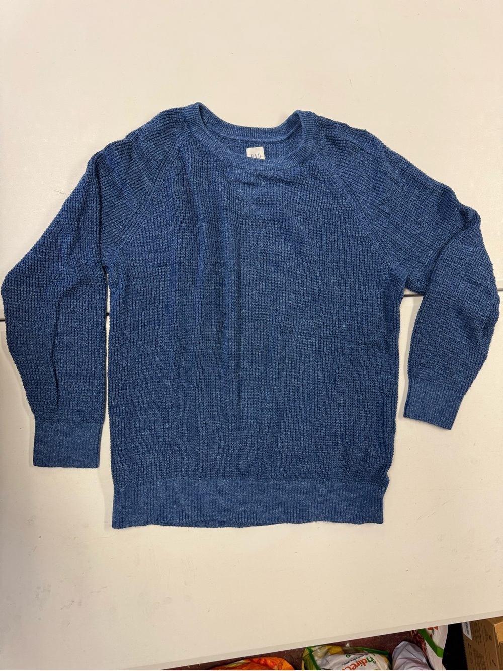 Gap Men's Crewneck Knit Sweater in Slate Blue